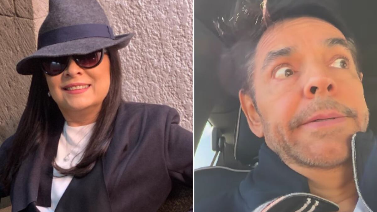 Victoria Ruffo y Eugenio Derbez pelea