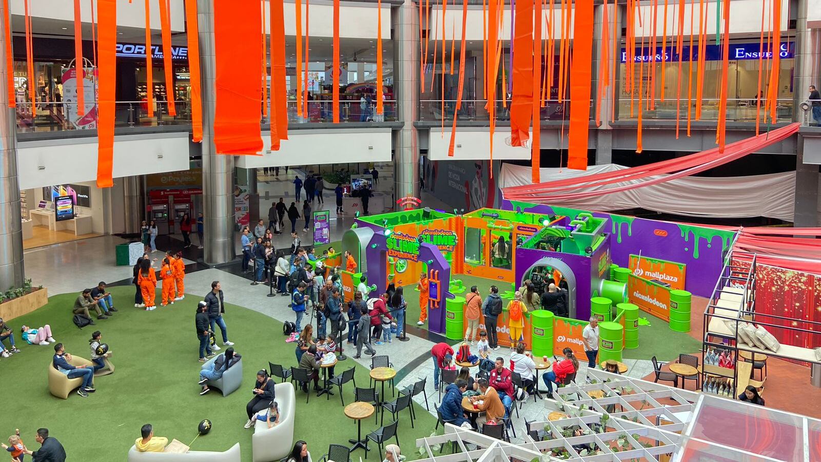 Nickelodeon Slime en MallPlaza
