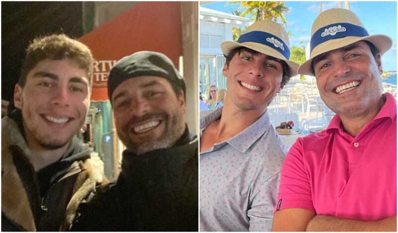 Chayanne y su hijo
