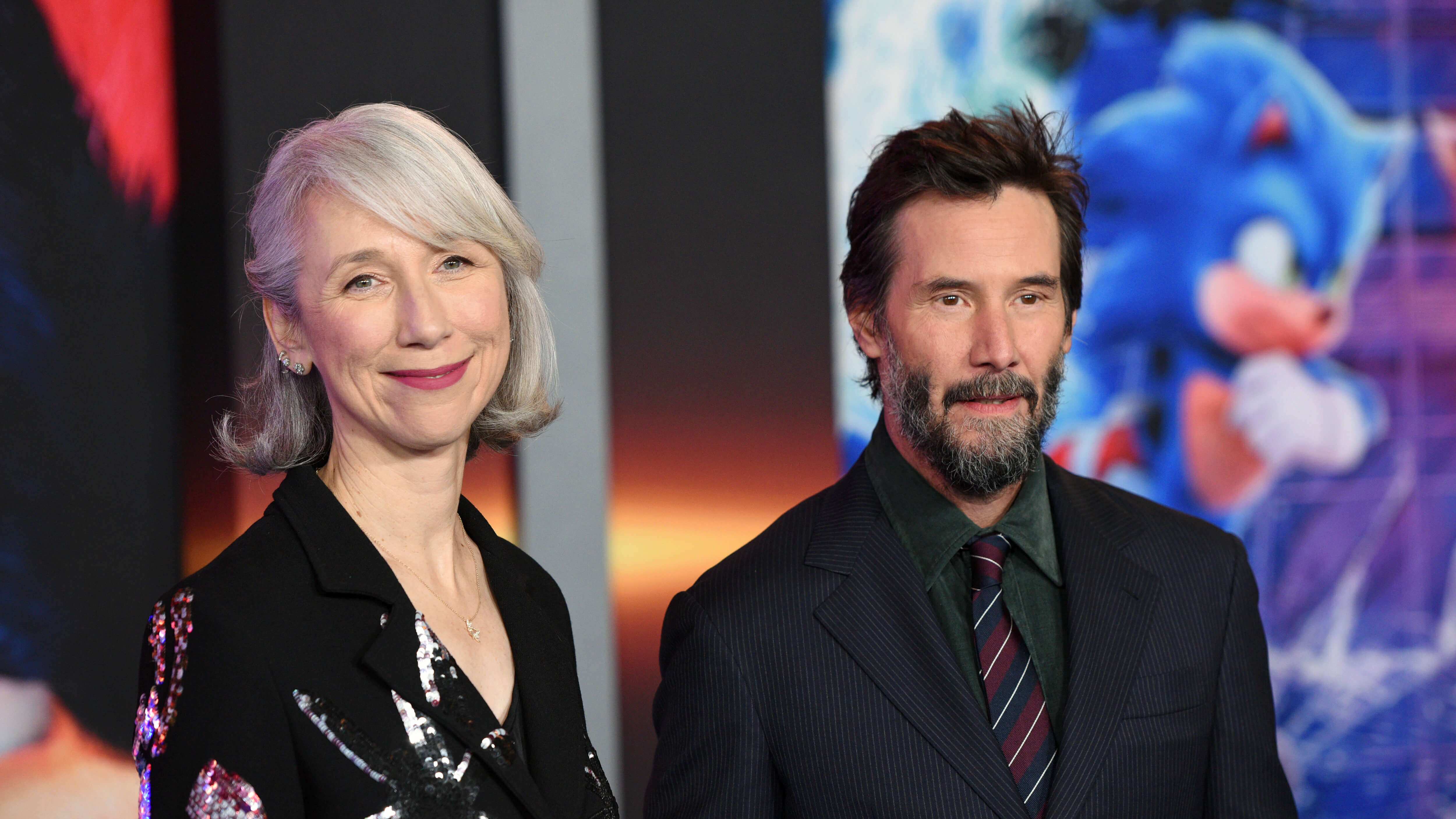 Keanu Reeves y su novia