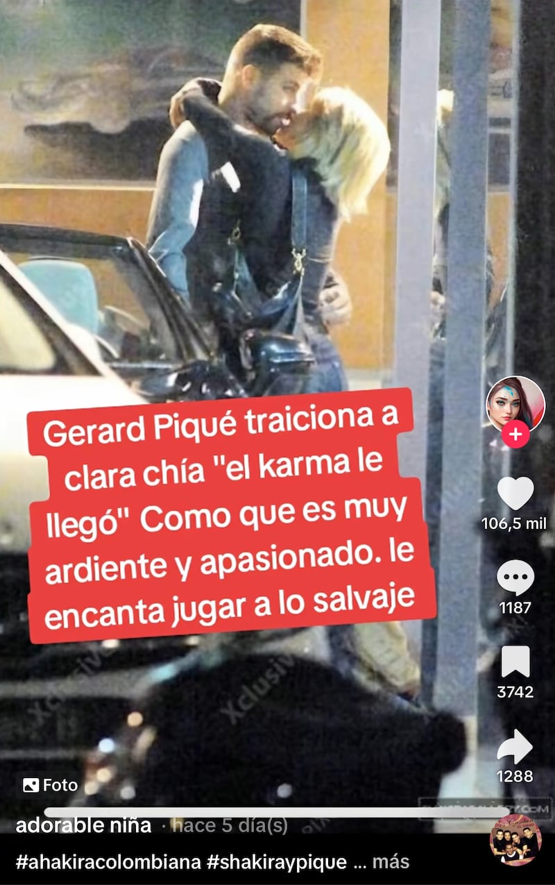 Foto de Piqué se viraliza en redes ¿Engañó a Clara Chía?