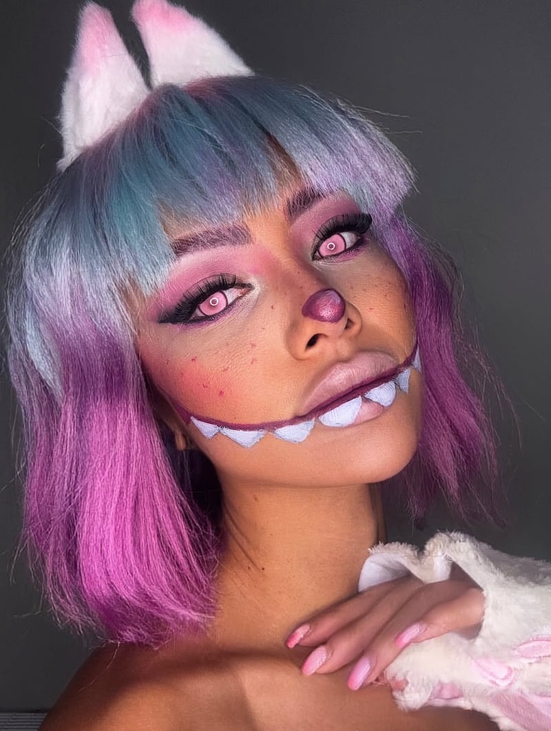Labubu makeup