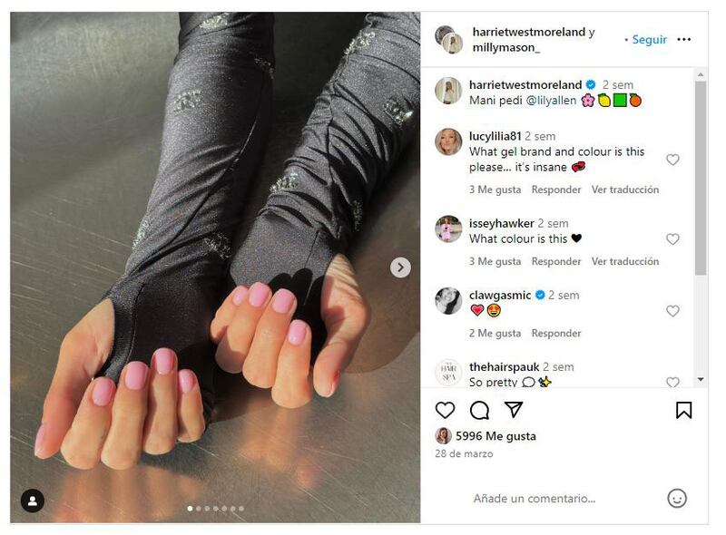 Las 'bubblegum nails' son la última tendencia en cuanto a manicura primaveral