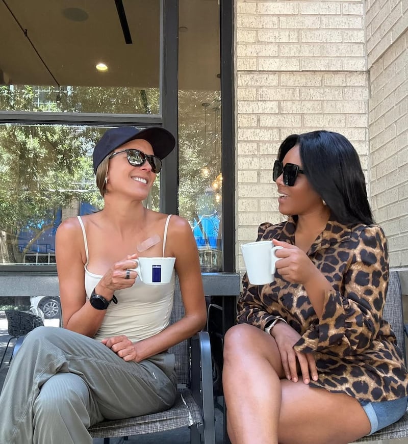 Hellen Quiñónez y la Flaca Guerrero