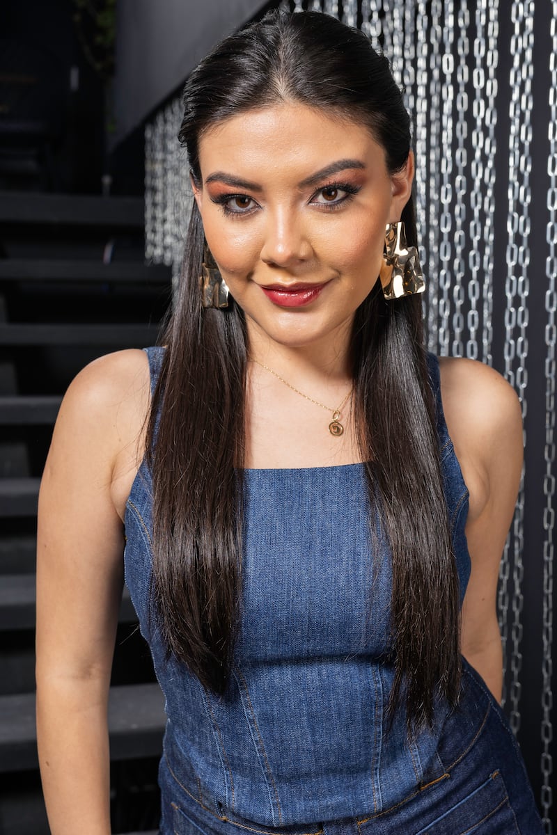 María Cristina Andrade, candidata a Reina San Francisco de Quito