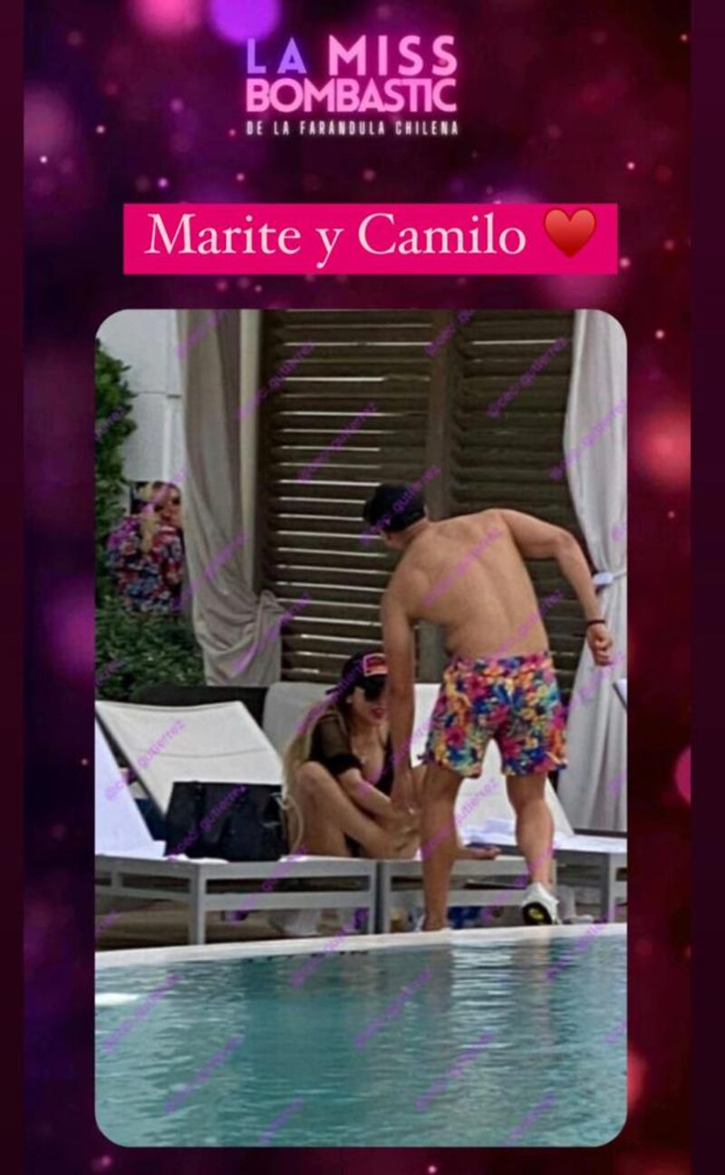 María Teresa Matus y Camilo Huerta en Miami