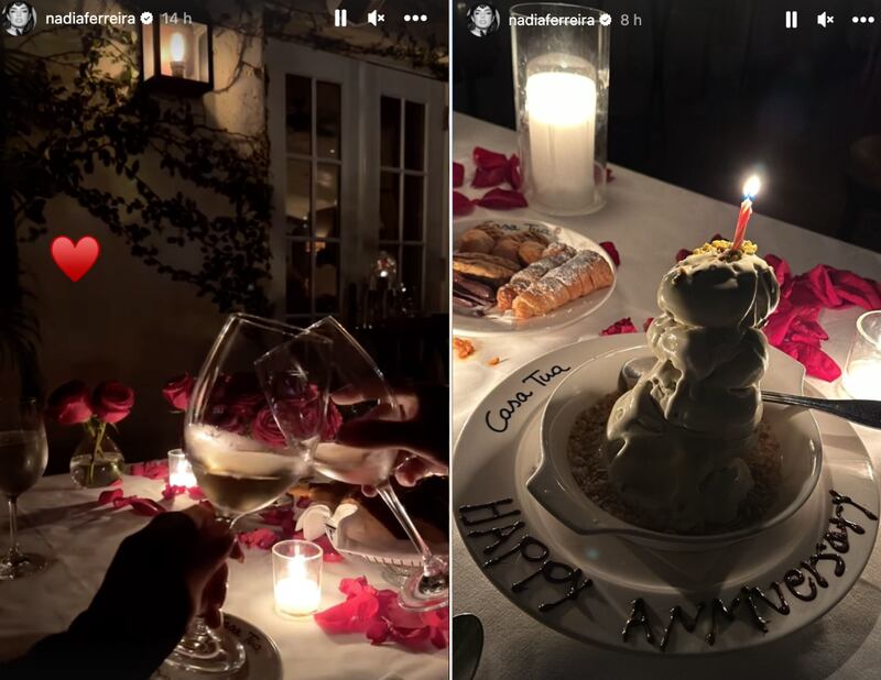 Marc Anthony y Nadia Ferreira celebran su aniversario de bodas