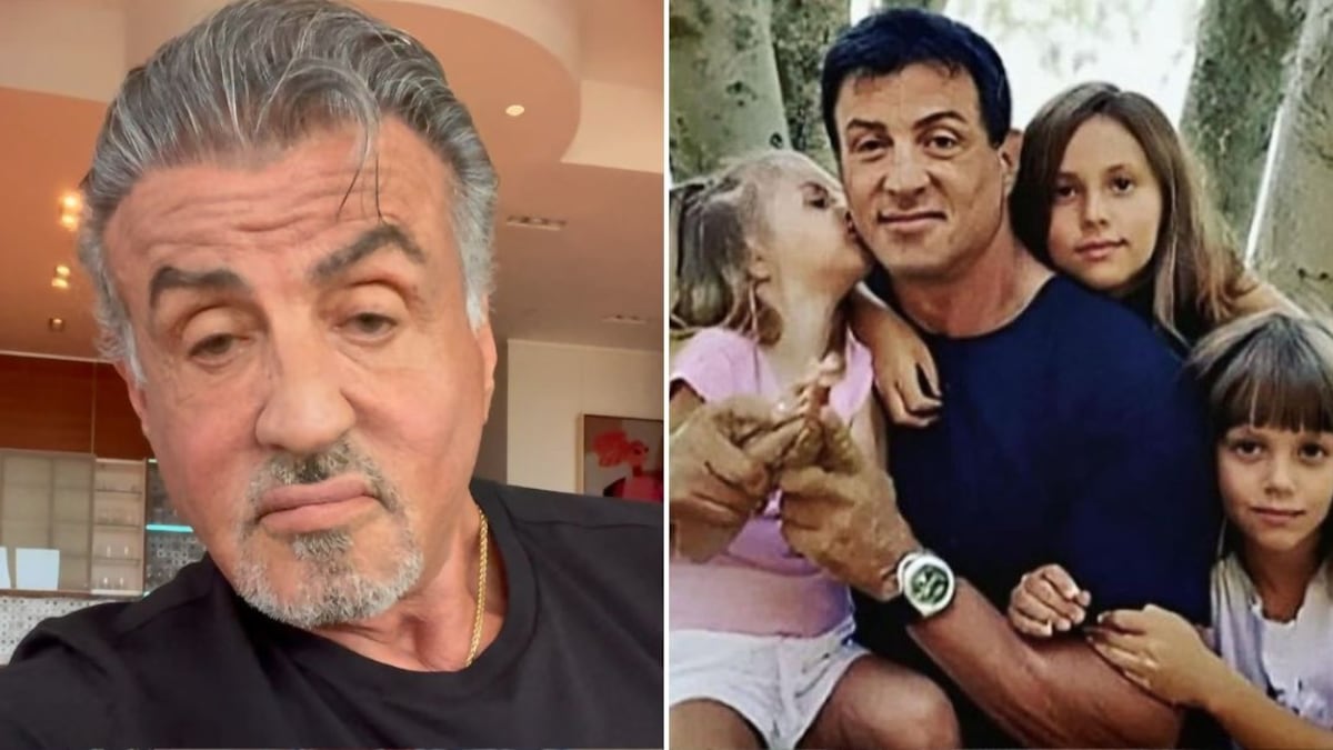 Sylvester Stallone es muy unido a sus tres hijas