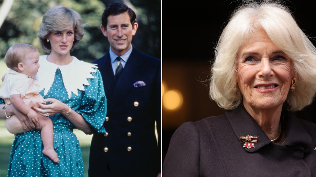 Lady Di, Carlos III y Camila Parker