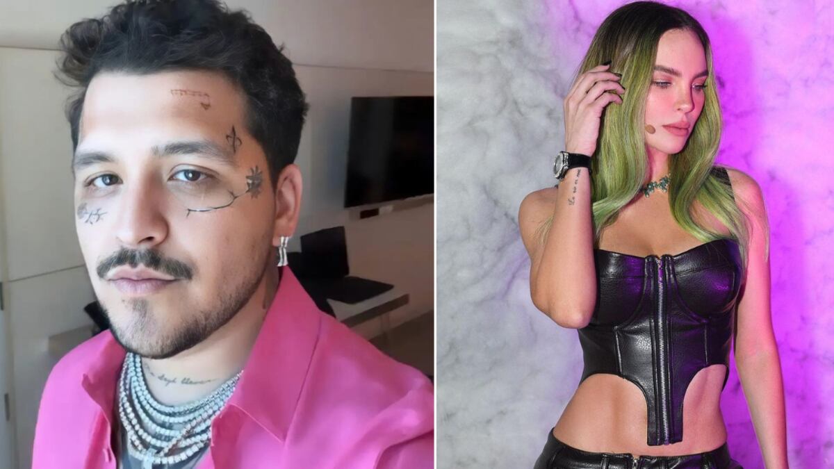 Fans acusaron a Christian Nodal de enviarle una nueva indirecta a Belinda en sus redes sociales.