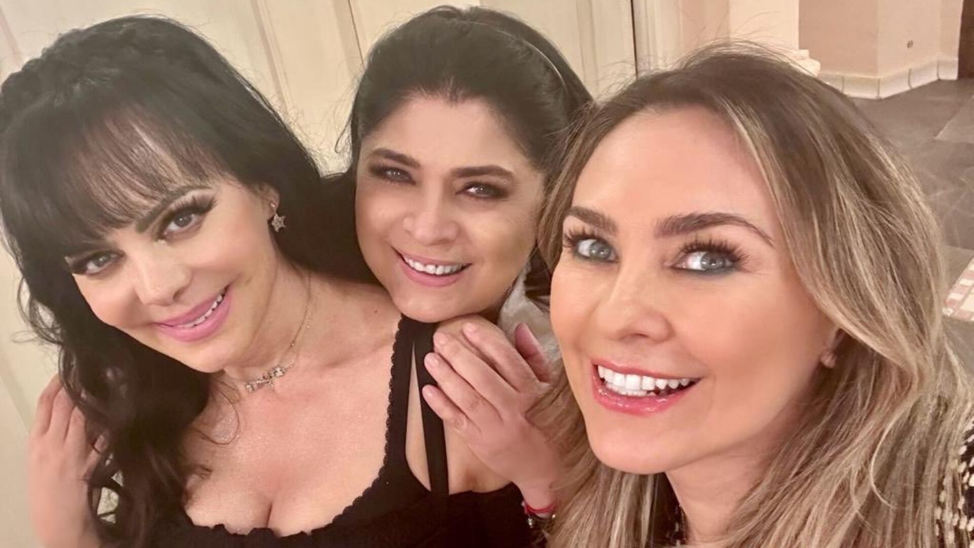 Aracely Arámbula, Victoria Ruffo y Maribel Guardia