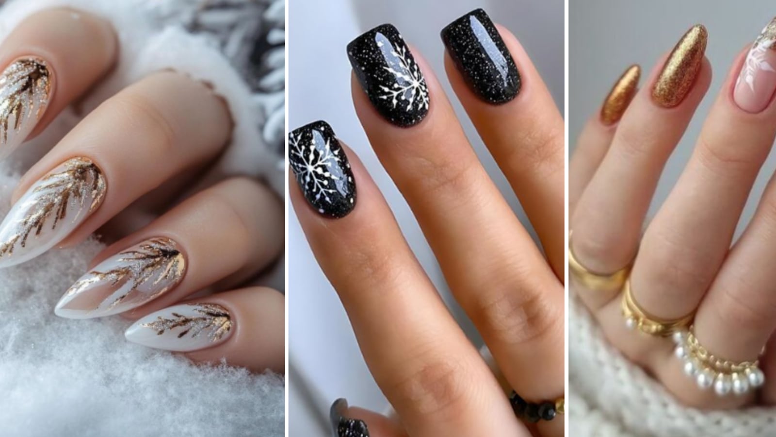 Uñas para Navidad 2024