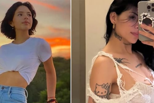 “Es igual al vestido rojo de Cazzu”: las nuevas fotos de Ángela Aguilar y Nodal que causaron controversia por sus looks