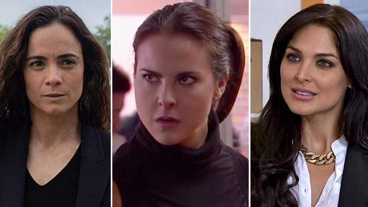 Alice Braga en 'Queen of the South', Kate del Castillo en 'La reina del Sur' y Blanca Soto en 'Señora Acero'