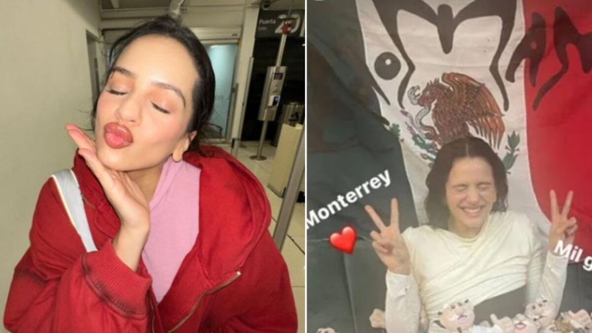 Rosalía bandera de México