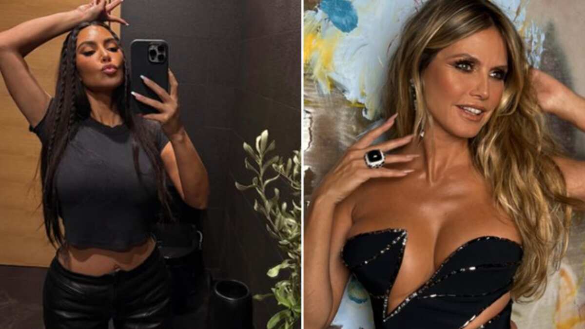 Kim Kardashian y Heidi Klum