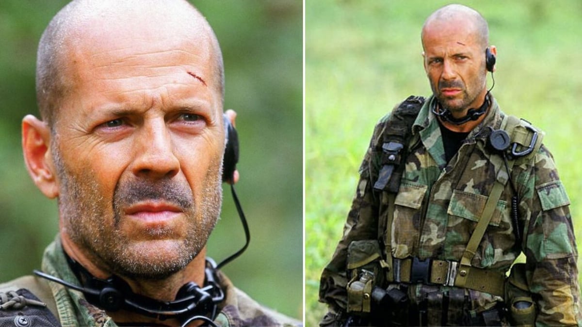 Bruce Willis tenía alrededor de 47 años cuando grabó 'Lágrimas del sol'