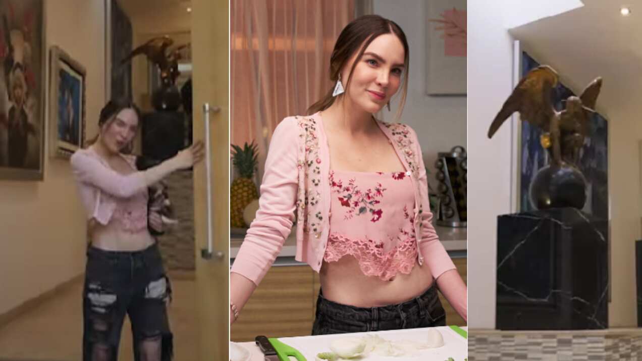 Belinda mostró lo más privado de su hogar