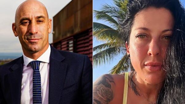 Luis Rubiales y Jenni Hermoso beso