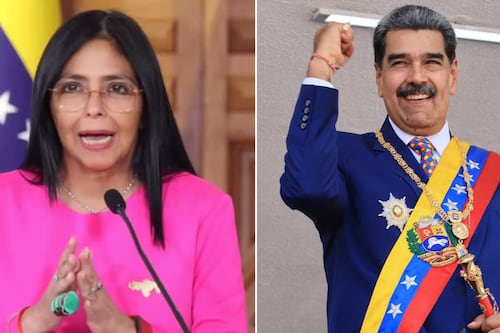 “¿Con oscuro significado?” El secreto que habría detrás del vestido de Delcy Rodríguez como mandataria tras captura de Nicolás Maduro