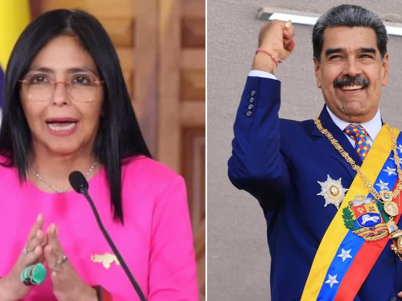 “¿Con oscuro significado?” El secreto que habría detrás del vestido de Delcy Rodríguez como mandataria tras captura de Nicolás Maduro