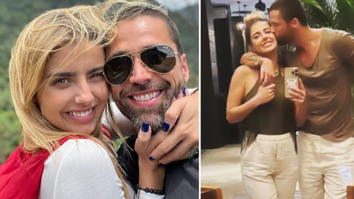 Michelle Renaud y Matías Novoa