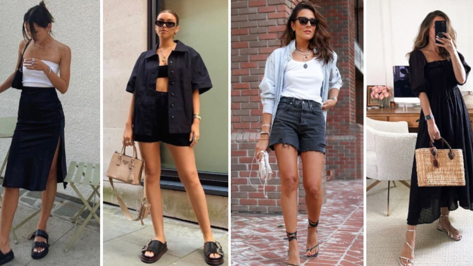 Cómo usar ropa negra en primavera-verano 2024