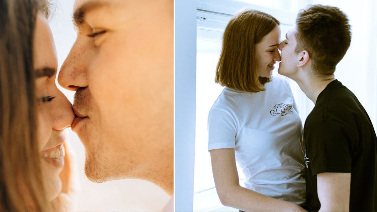 Los besos en la nariz son poco comunes, pero nos hacen sentir muy especiales