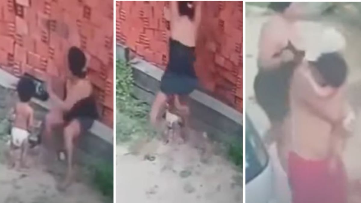 La madre con su cuerpo salvó a su pequeño de morir