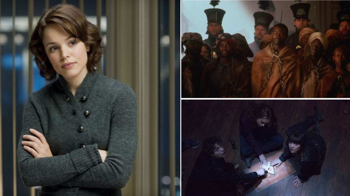 Escenas de las películas Los secretos del poder, Amistad y Ouija