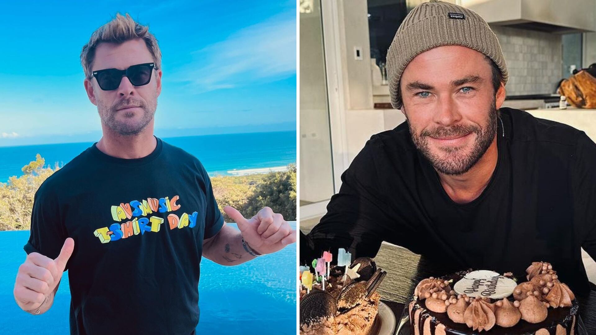 Chris Hemsworth desata pasiones al mostrarse en toalla.