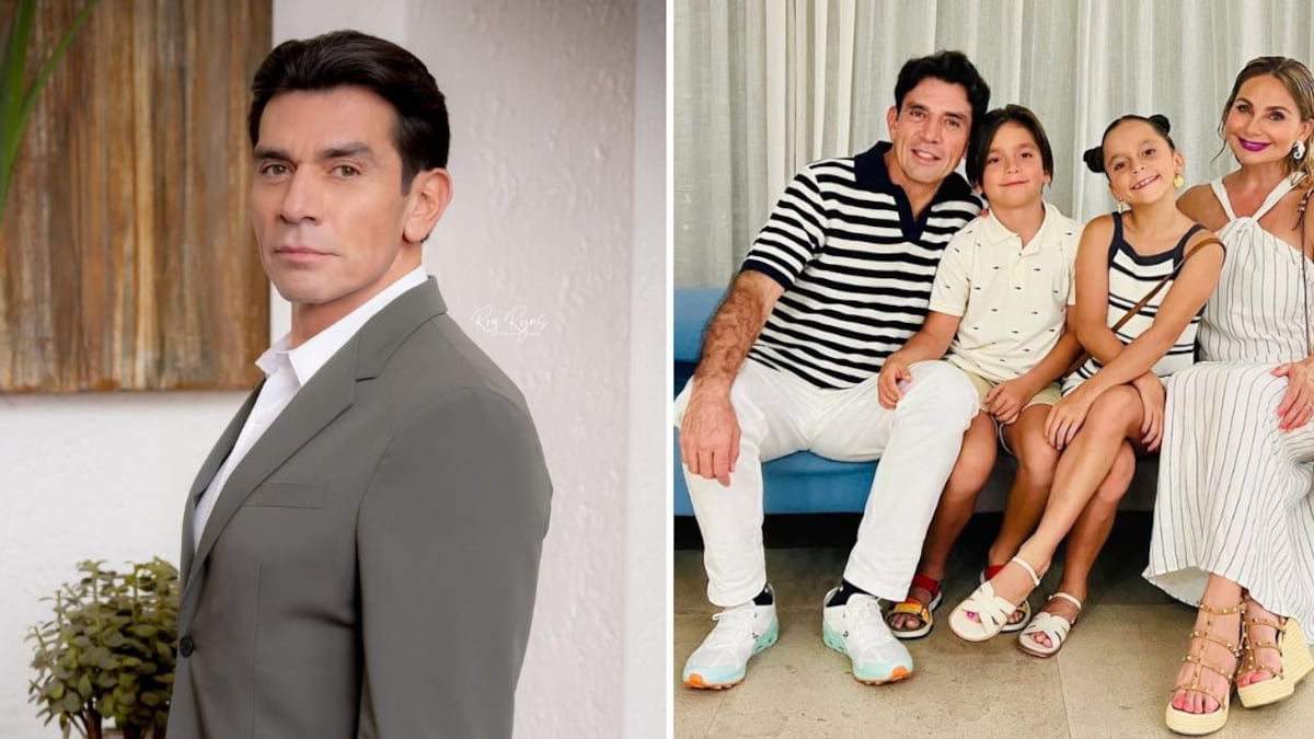 Jorge Salinas es el orgulloso padre de seis hijos