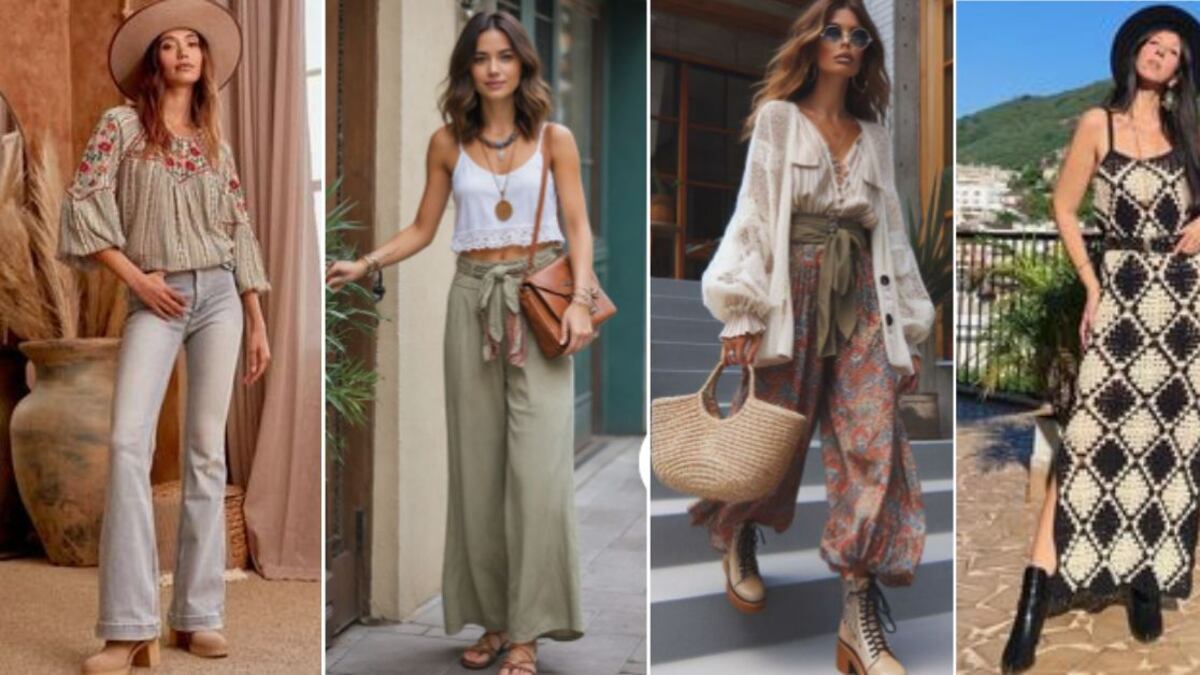 Romántica y cómoda: 5 looks muy chic para vestir al estilo boho, la nueva tendencia del 2024
