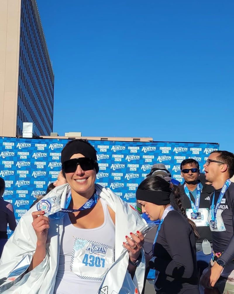 La Flaca Guerrero corre media maratón