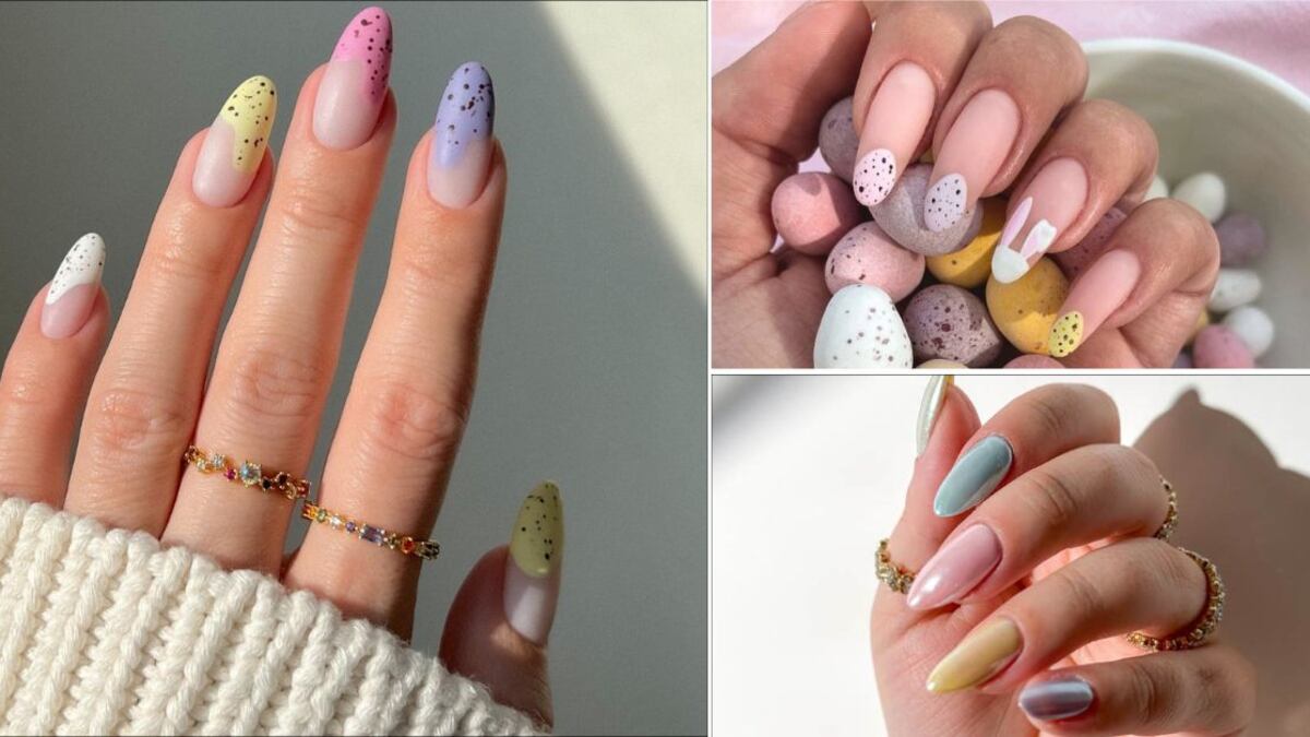 Las manicuras inspiradas en la Pascua son ideales para celebrar la fiesta