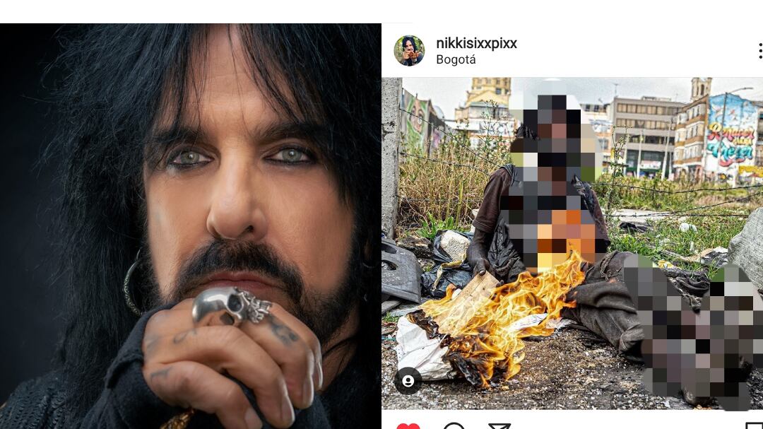 Nikki Sixx, lider de Motley Crue, indigno a fans colombianos por mostrar dura cara de Bogotá.