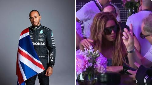 Hamilton y Shakira