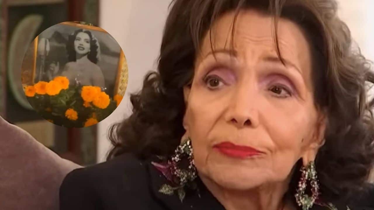 Un conductor de espectáculos cometió el grave error de incluir a la actriz en la ofrenda de Día de Muertos