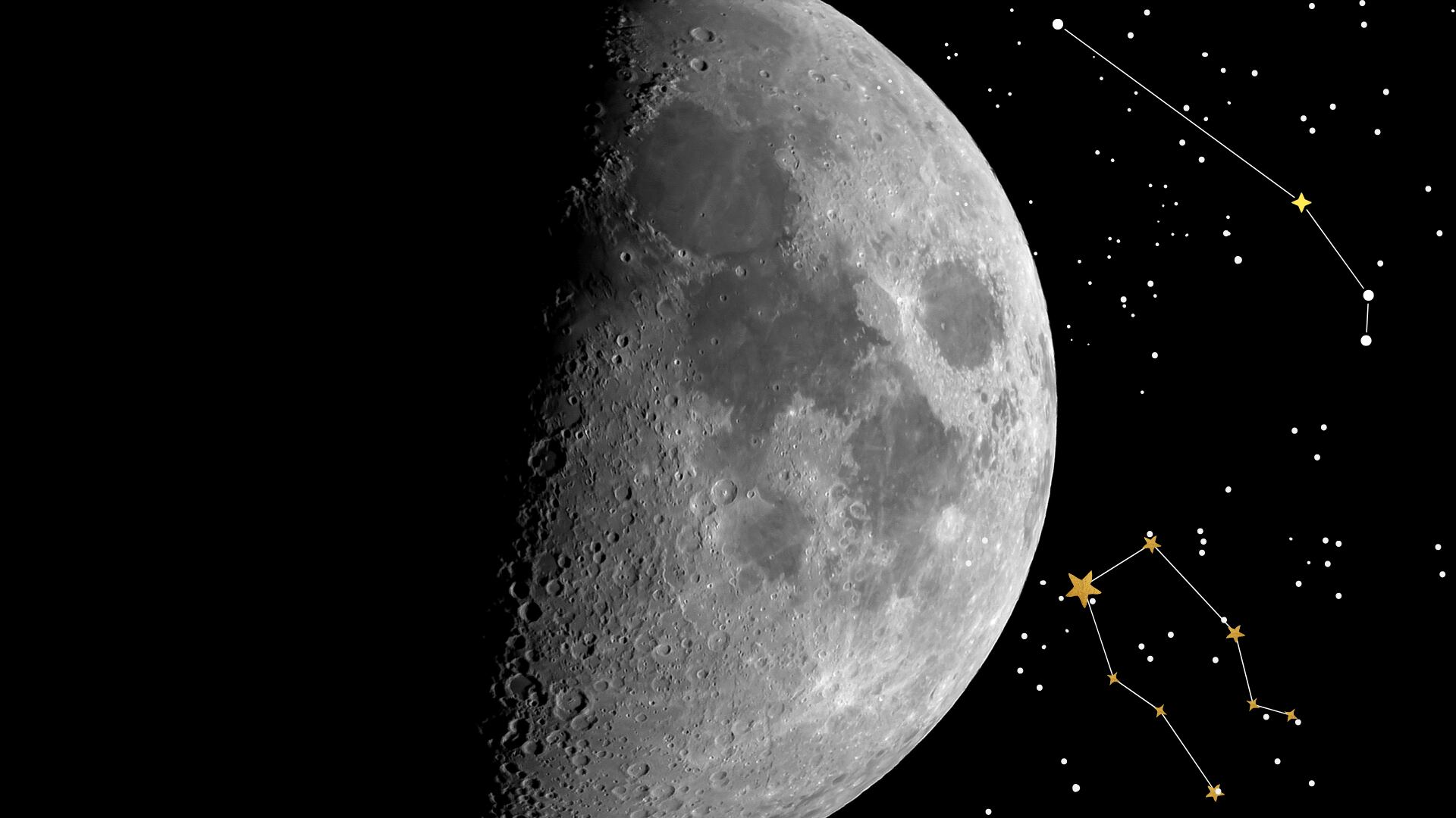 Luna cuarto menguante y el horóscopo.