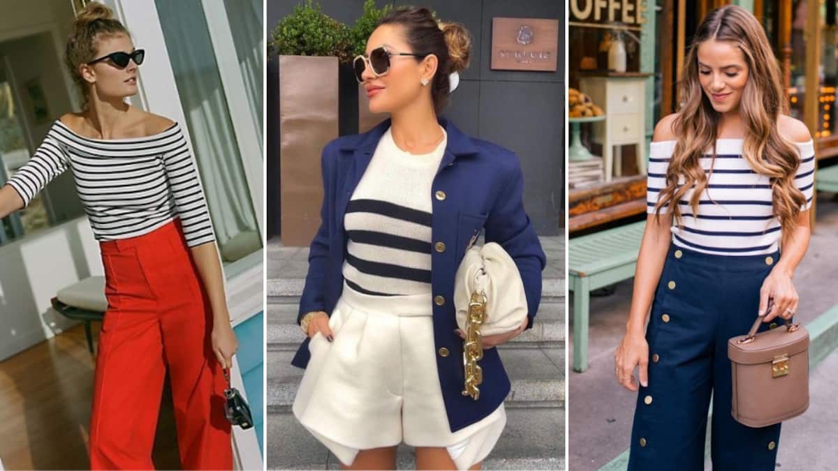 La camiseta ‘marinera’ promete un regreso triunfal esta primavera y así la puedes usar de forma elegante.