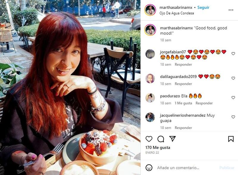 Martha Sabrina interpretó a Julia Olmos en 'Cómplices al rescate'