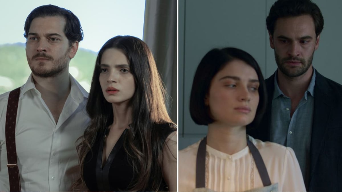 Fotogramas de la tercera temporada de 'El sastre' y la miniserie 'Detrás de sus ojos'