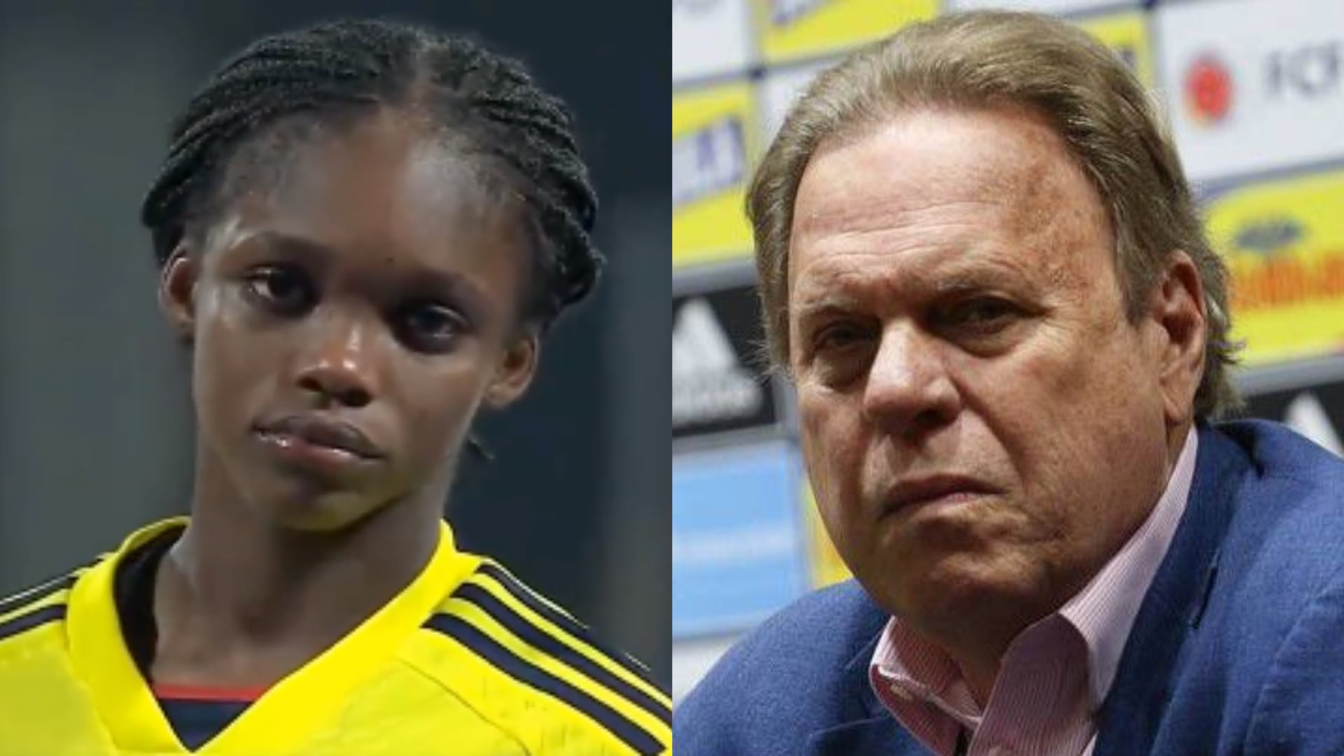 Linda Caicedo y Ramón Jesurún