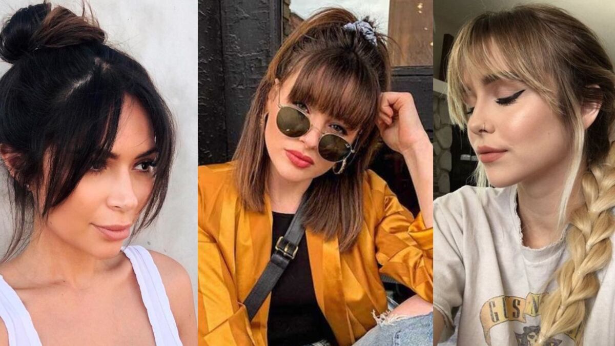 Peinados para chicas con flequillo