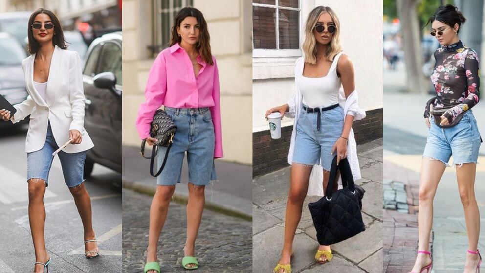 Maneras muy chic y elegantes de combinar tus bermudas esta temporada ...