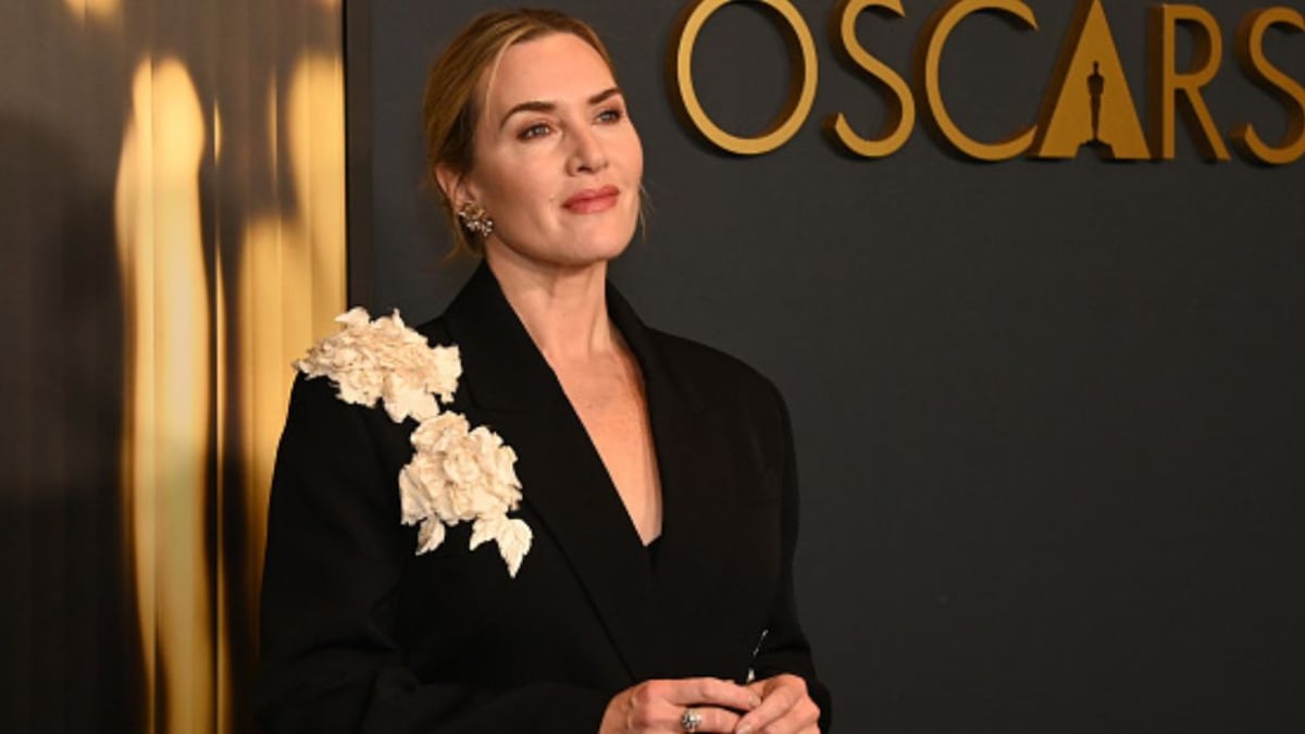 Kate Winslet soltó el vestido y superó en elegancia con americana y pantalones en los Globos de Oro 2025