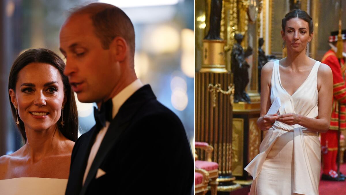 Kate Middleton, William y Rose Hanbury