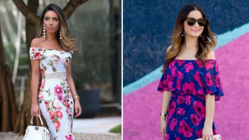 Vestido off shoulder