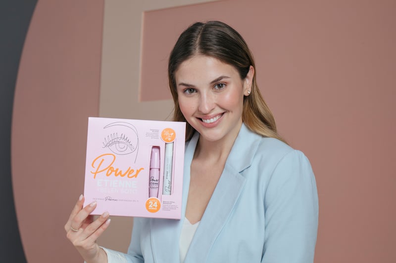 Belén Soto colaboró con Etienne Cosmetics para crear su línea de maquillaje "Power"