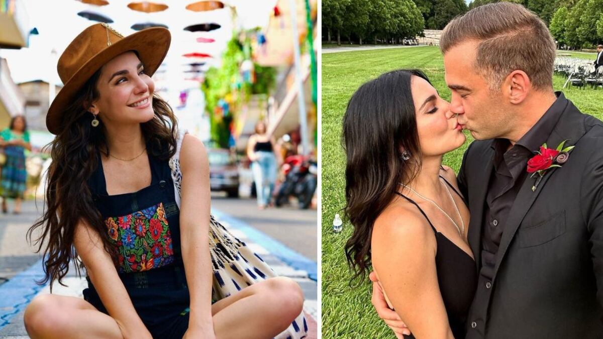 Lewis Howes viralizó el momento en el que le pidió matrimonio a Martha Higareda desde una de sus presentaciones en Ohio.